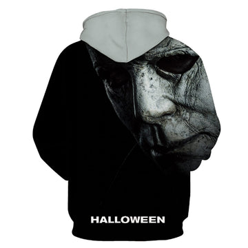 Película Halloween Michael Myers máscara Sudadera Cosplay Halloween Fiesta Carnaval 3D Impreso